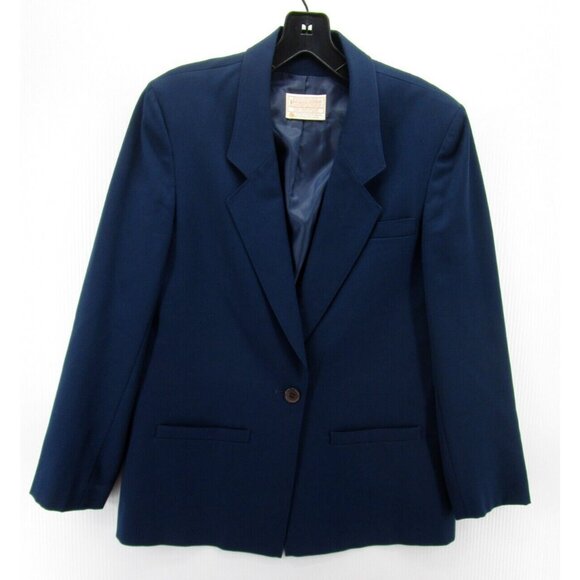 VINTAGE Pendleton Blaze 8 Pure Wool Jacket Coat 1 Button USA 90s - Picture 1 of 10